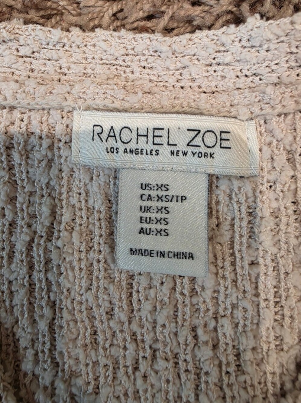 Rachel Zoe Bouclé Knit Sweater & Midi Skirt Matching Set XS - Picture 5 of 6